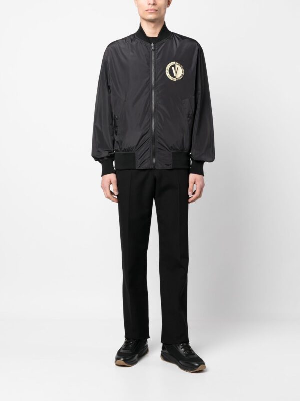 Versace Jeans Couture chest logo-print bomber jacket - Image 2