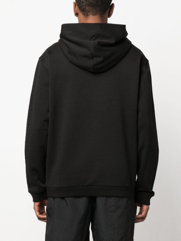 Moncler logo-print sleeve hoodie - Image 4