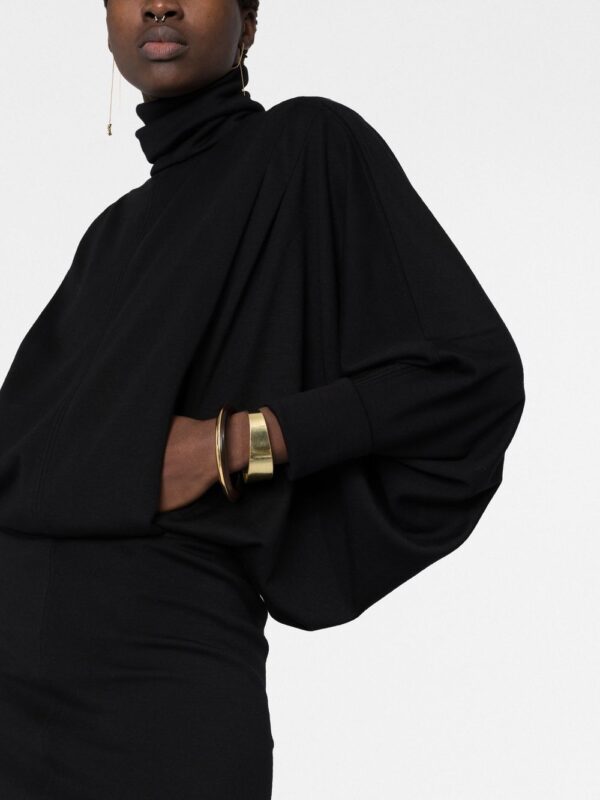Saint Laurent roll-neck mini dress - Image 2