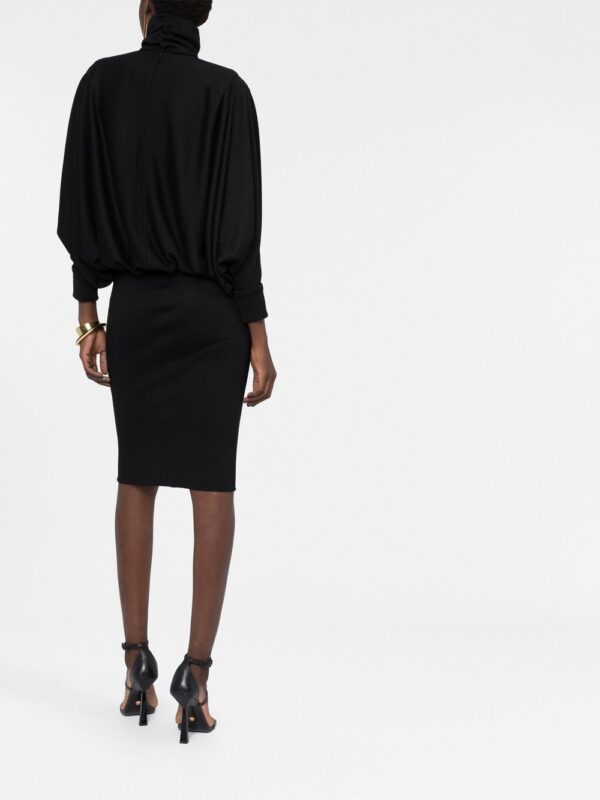 Saint Laurent roll-neck mini dress - Image 3
