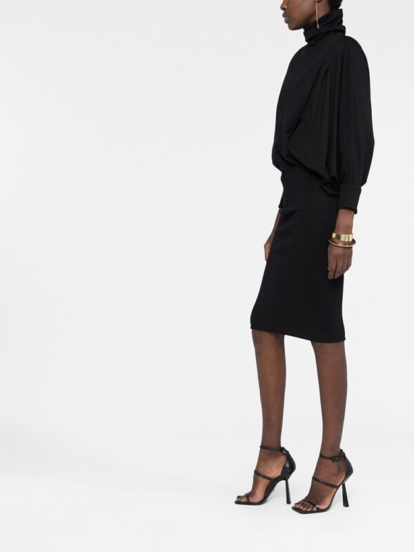 Saint Laurent roll-neck mini dress - Image 5