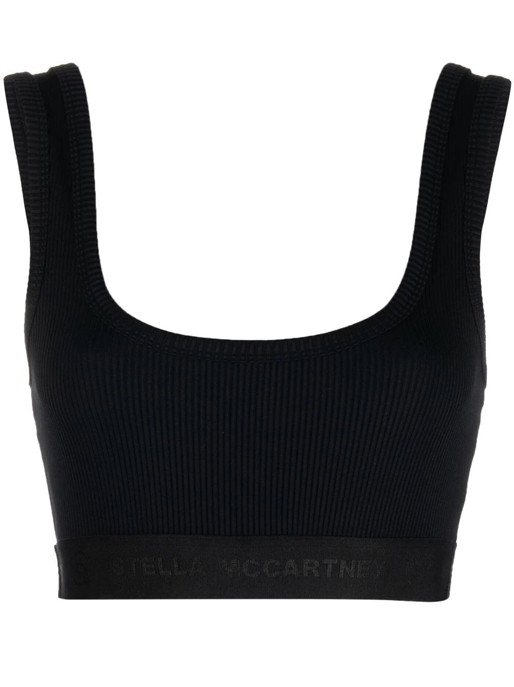 Stella McCartney  fine-ribbed cropped vest top