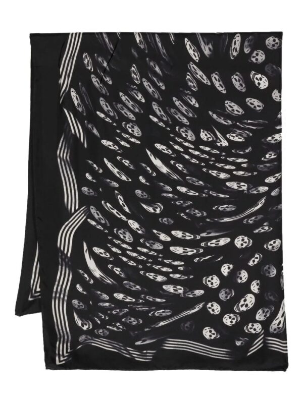 Alexander McQueen  silk skull-print scarf