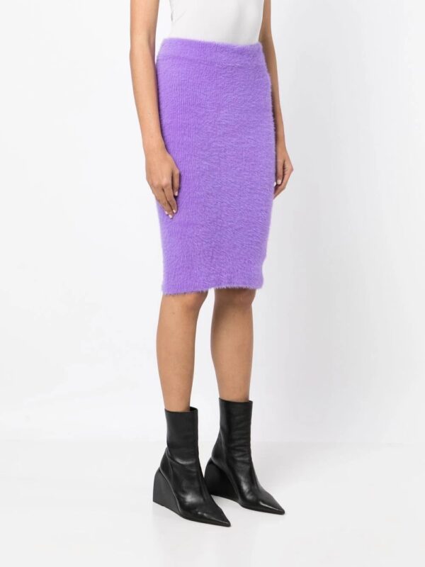 Off-White  brushed-effect pencil skirt - Image 3