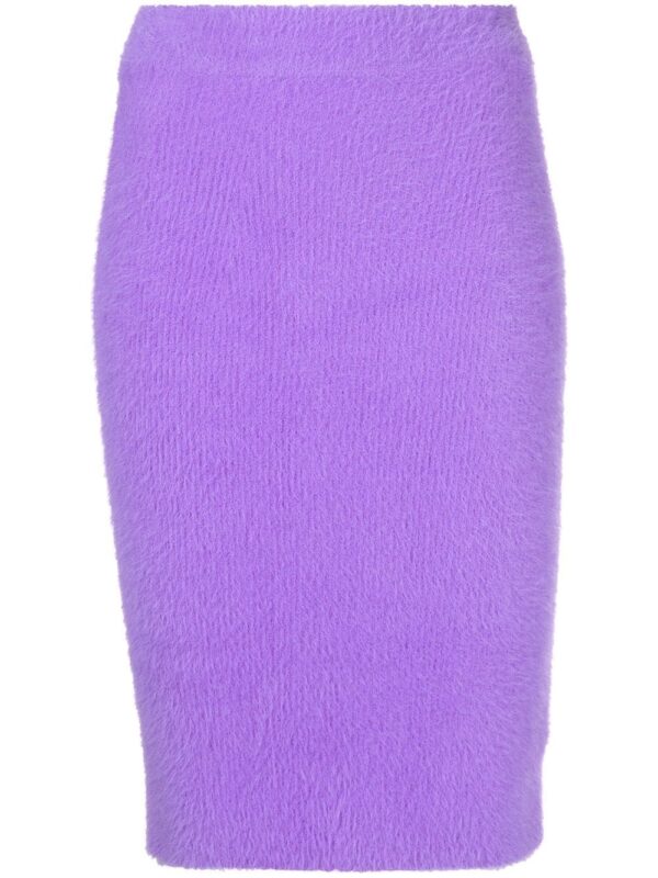Off-White  brushed-effect pencil skirt