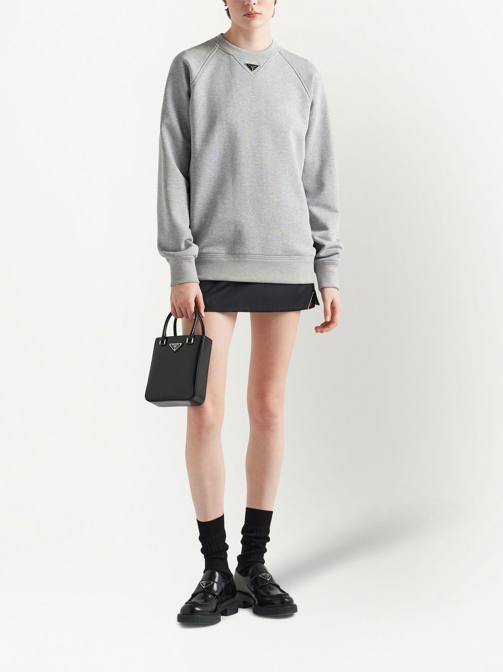 Prada triangle-logo sweatshirt - Image 2