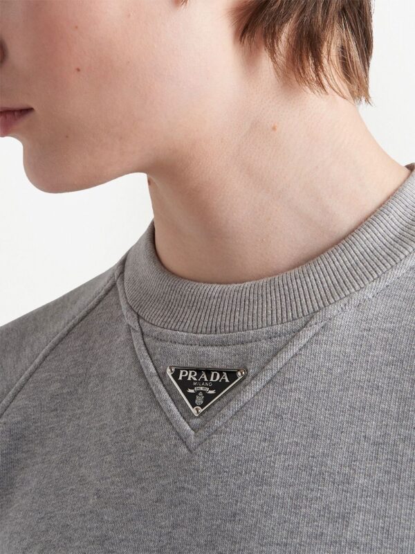 Prada triangle-logo sweatshirt - Image 4