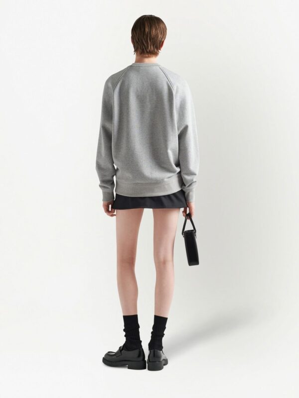 Prada triangle-logo sweatshirt - Image 3