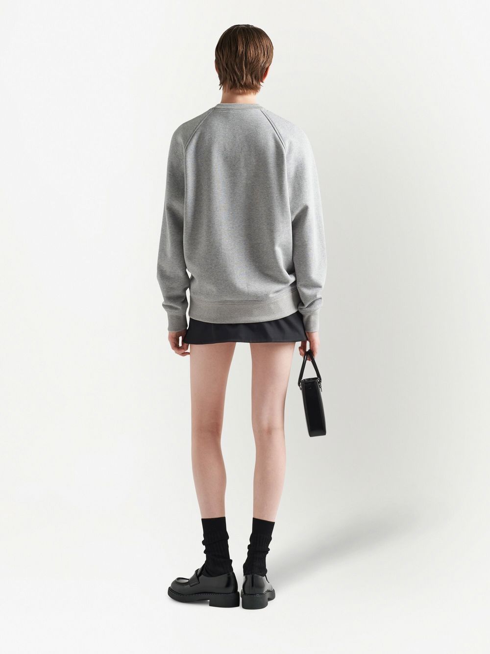 Prada triangle-logo sweatshirt - Image 3