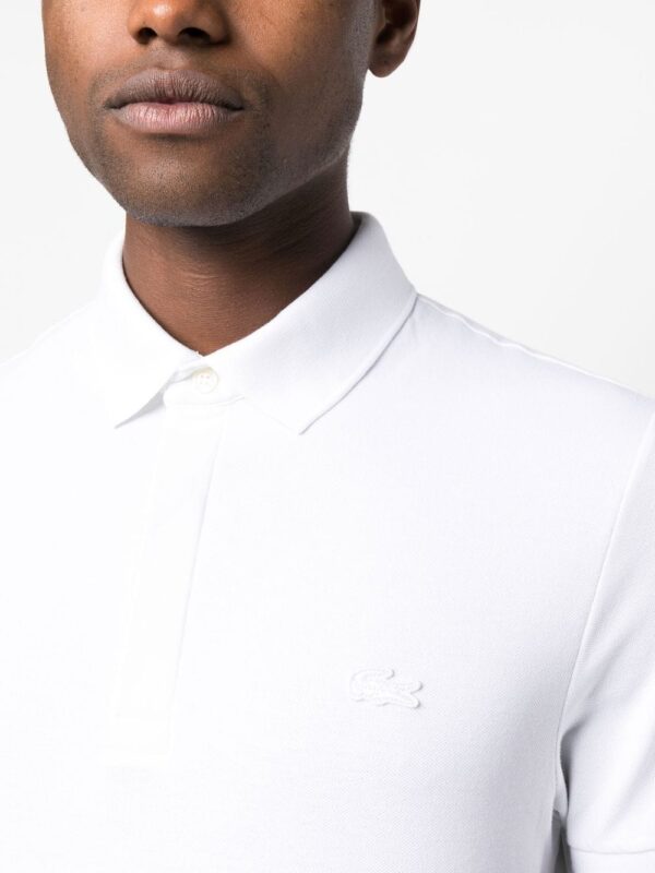 Lacoste logo-patch polo shirt - Image 5