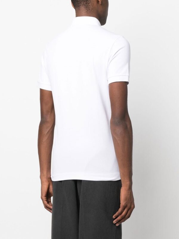 Lacoste logo-patch polo shirt - Image 4
