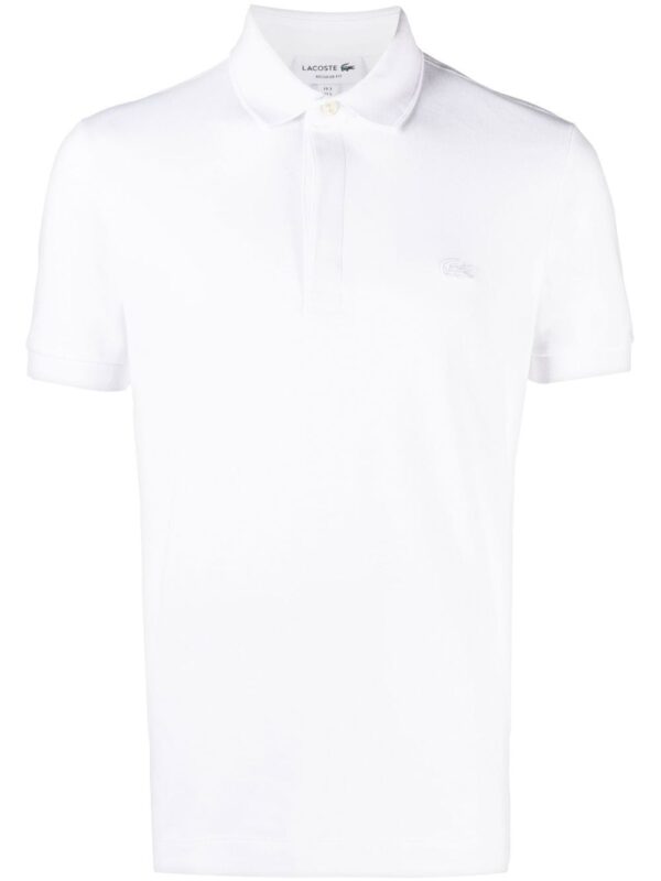 Lacoste logo-patch polo shirt