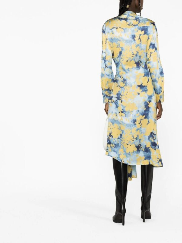 Off-White  floral-print wrap shirtdress - Image 3
