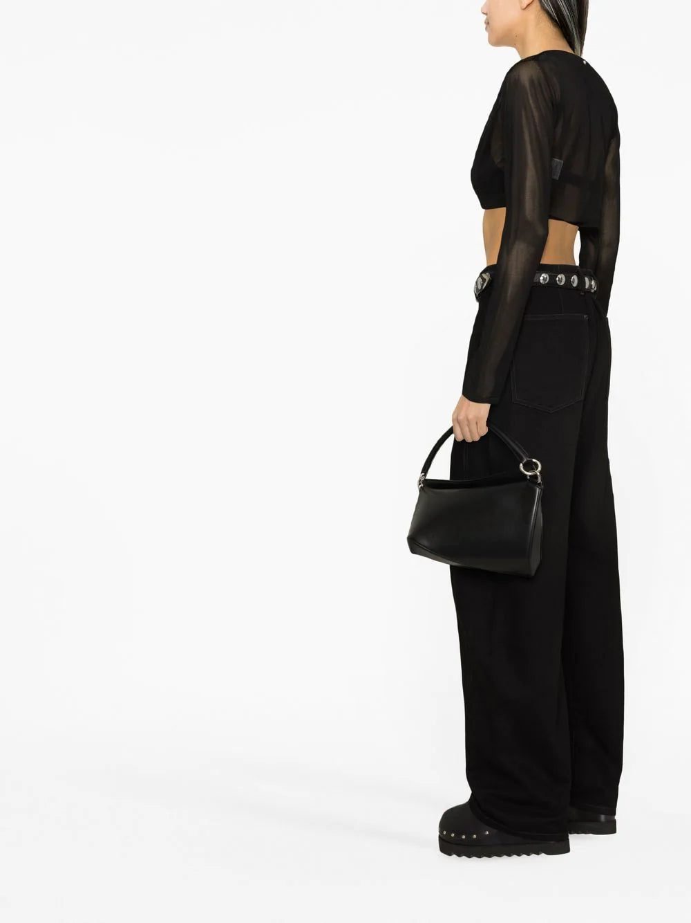 Versace Medusa cropped buttoned cardigan - Image 3