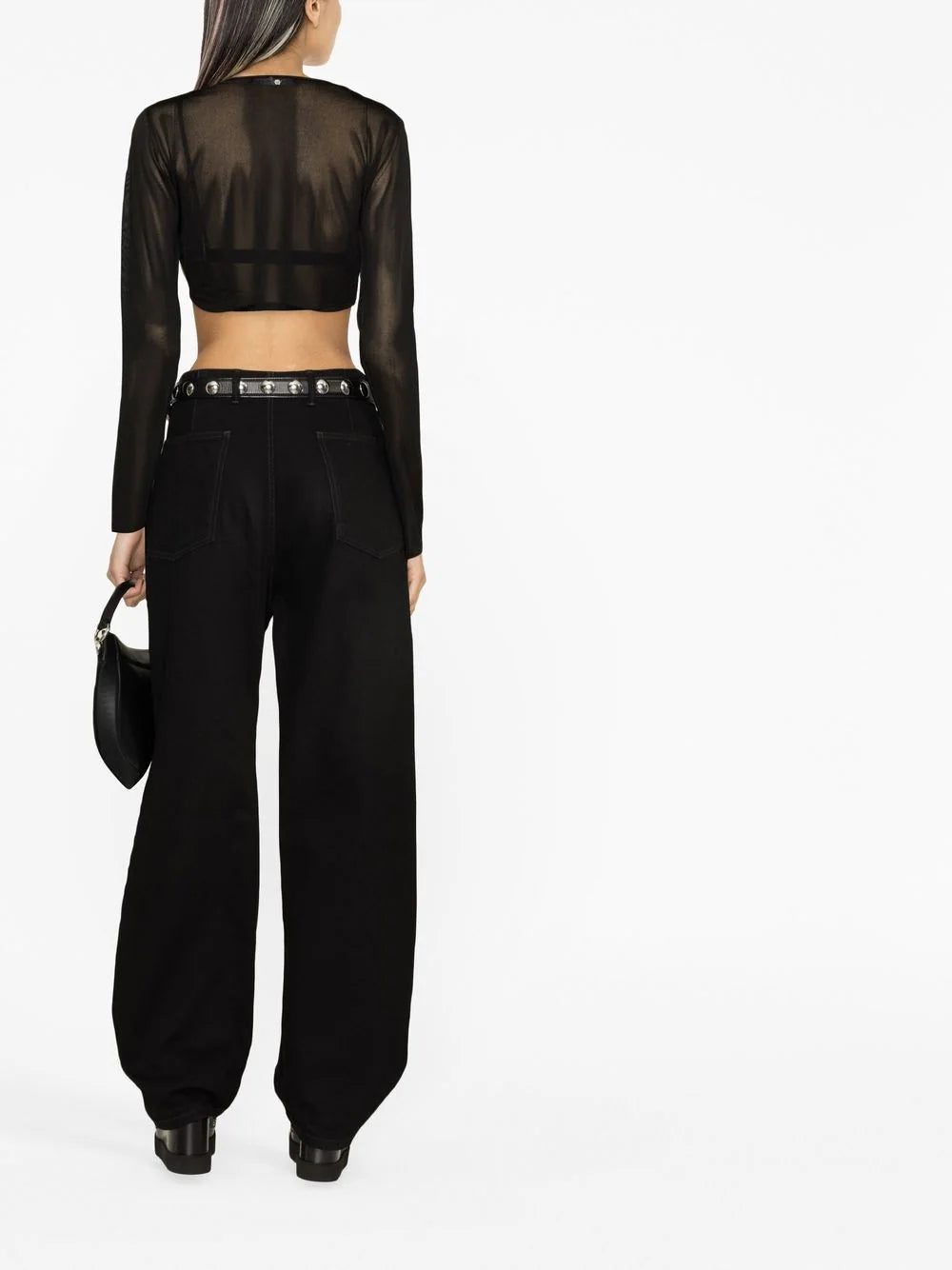 Versace Medusa cropped buttoned cardigan - Image 4