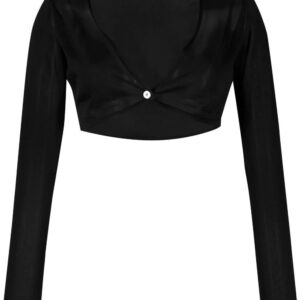 Versace Medusa cropped buttoned cardigan