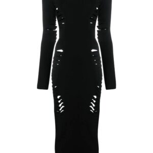 Versace cut-out midi dress