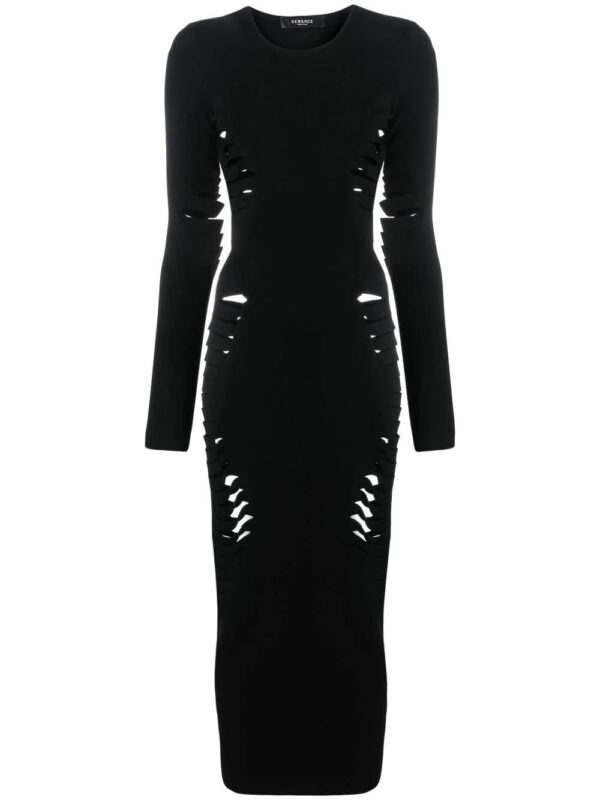 Versace  cut-out midi dress