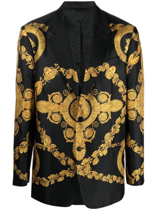 Versace  Maschera Baroque print blazer
