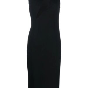 Versace cut-out sleeveless midi dress