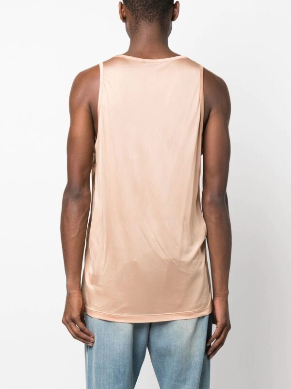 Versace  embroidered-logo detail tank top - Image 3