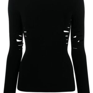 Versace cut-out knitted top