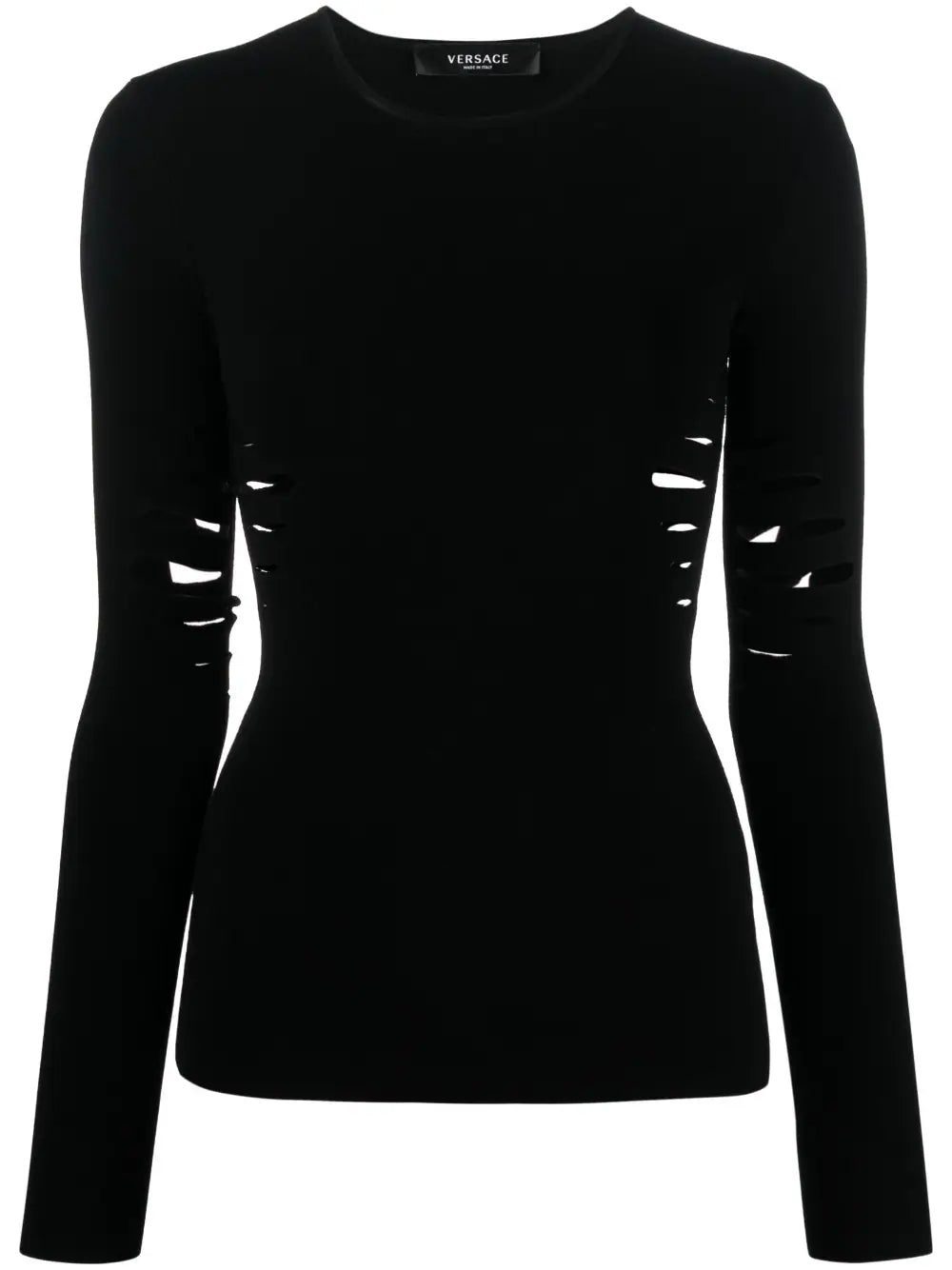 Versace cut-out knitted top