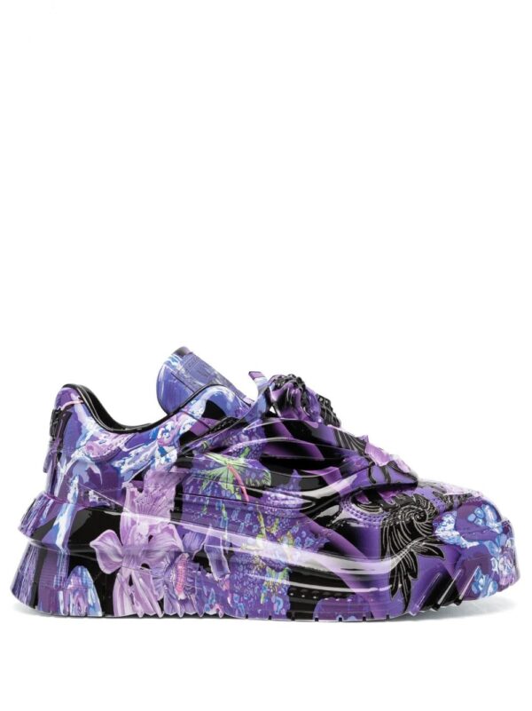 Versace  Odissea Orchid Barocco-print sneakers