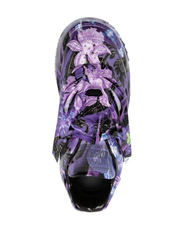 Versace  Odissea Orchid Barocco-print sneakers - Image 4