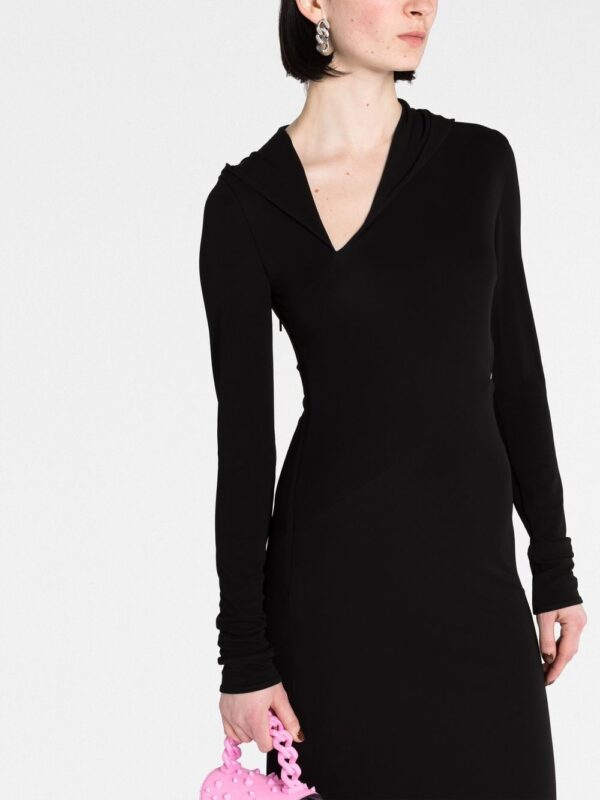 Versace cut-out hooded maxi dress - Image 5