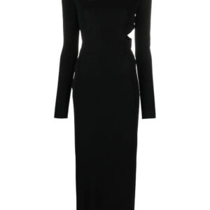 Versace cut-out hooded maxi dress