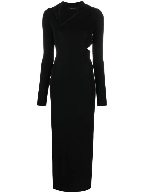 Versace  cut-out hooded maxi dress
