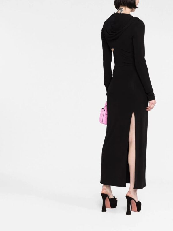 Versace  cut-out hooded maxi dress - Image 4