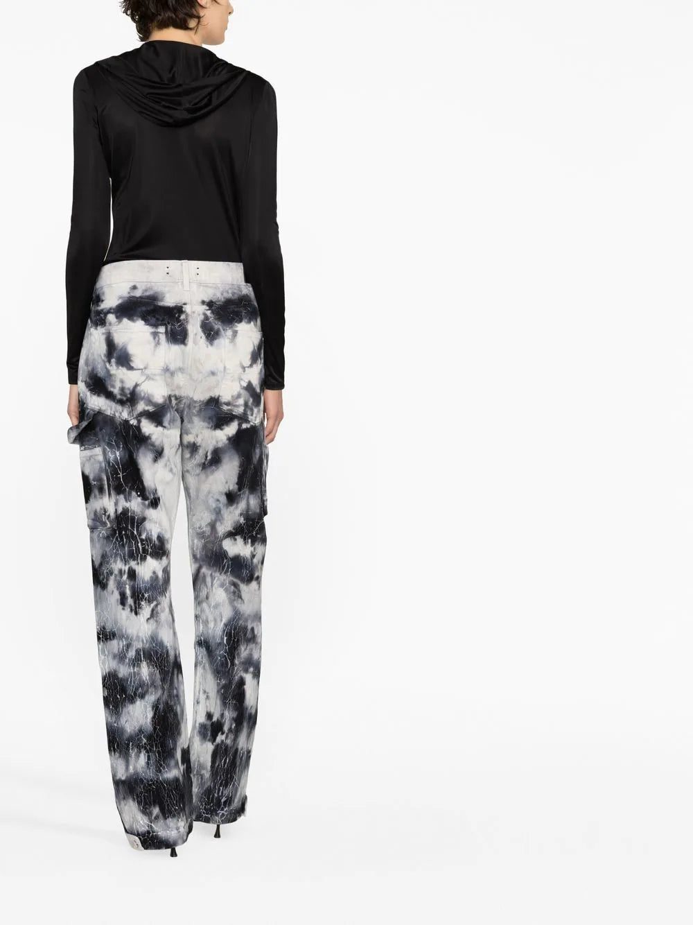 Versace cowl-neck long-sleeved bodysuit - Image 4