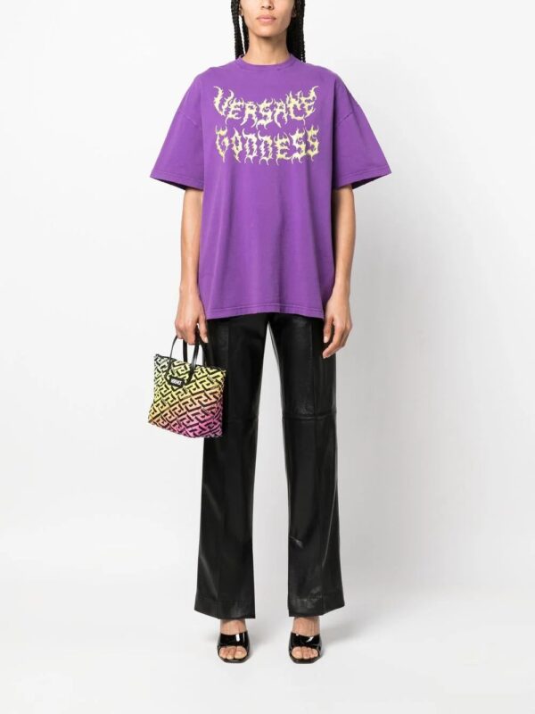 Versace  logo-print cotton T-shirt - Image 2