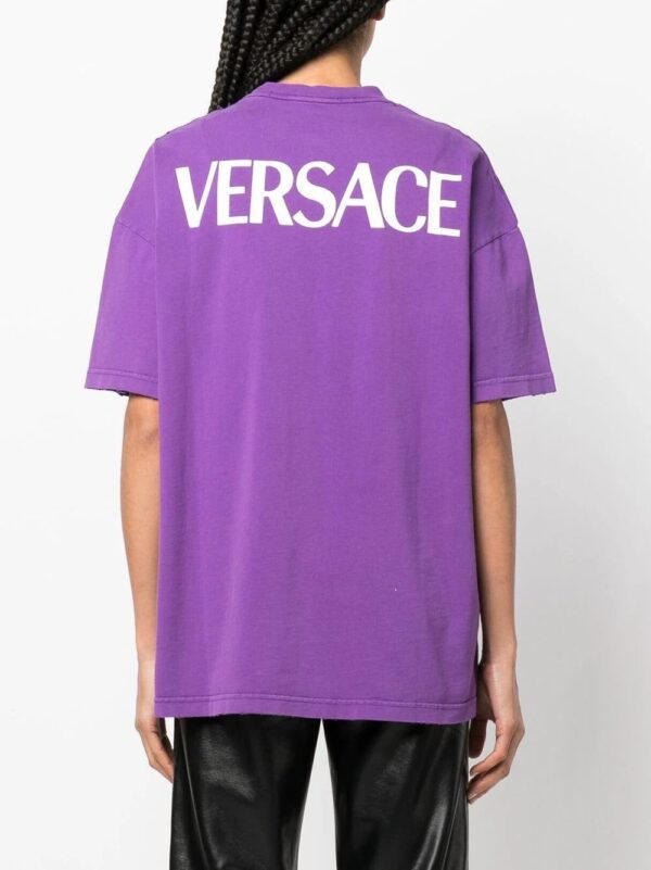 Versace  logo-print cotton T-shirt - Image 4