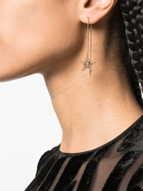 Versace  Medusa Head thread earrings - Image 2