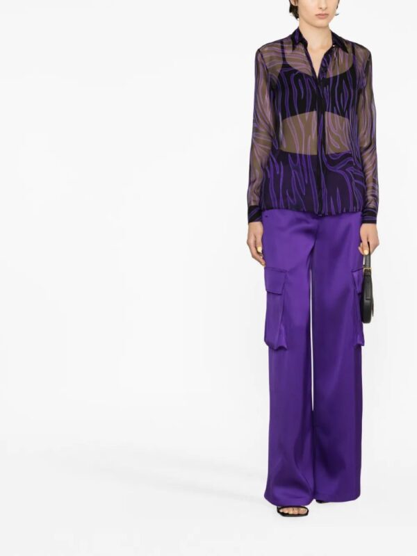 Versace  striped silk blouse - Image 2