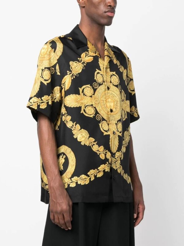 Versace  Greca-print silk shirt - Image 2