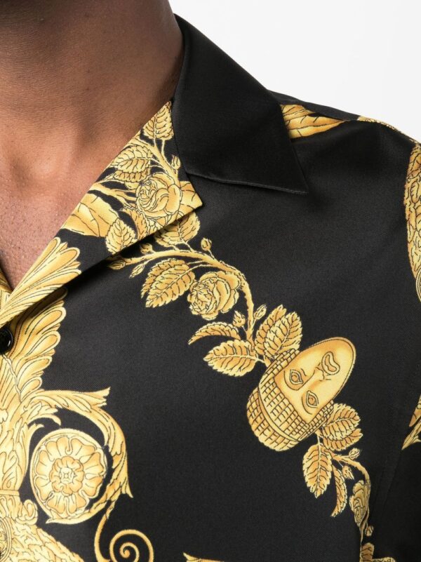 Versace  Greca-print silk shirt - Image 4