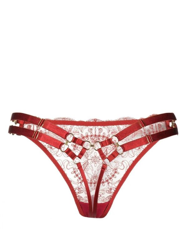 Bordelle  Cymatic sheer-lace thong - Image 2