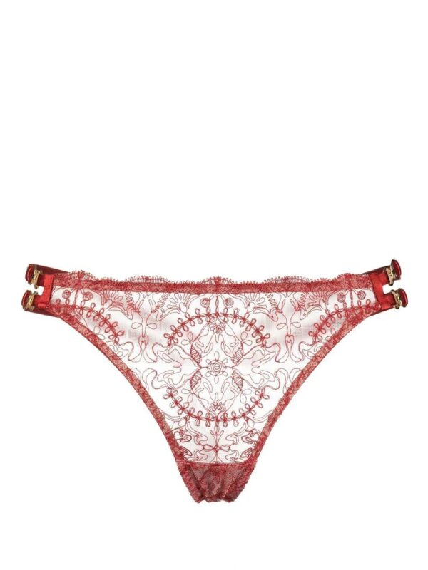 Bordelle  Cymatic sheer-lace thong