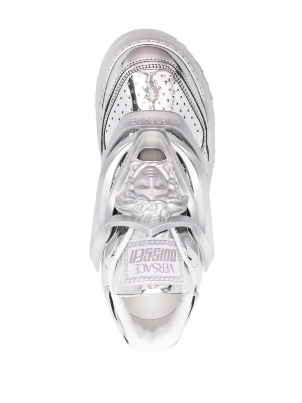 Versace  Odissea metallic sneakers - Image 4