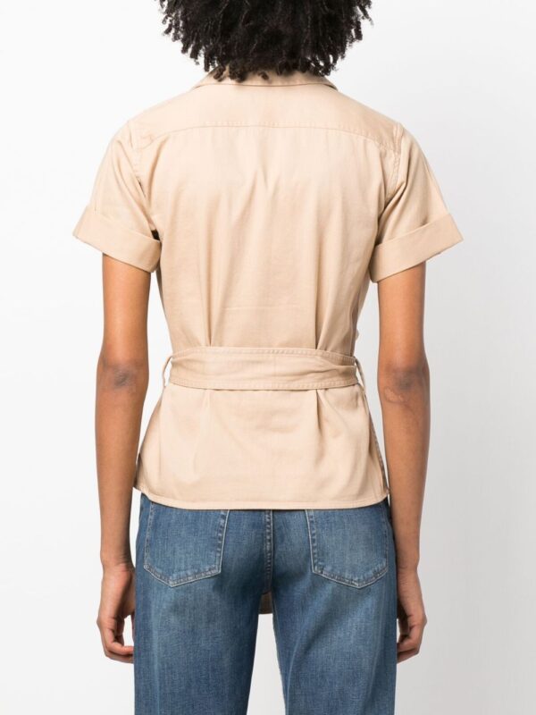 Polo Ralph Lauren  tied-waist cotton shirt - Image 4