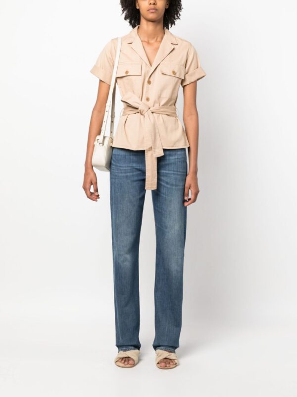 Polo Ralph Lauren  tied-waist cotton shirt - Image 2