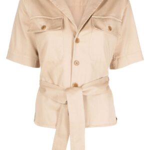 Polo Ralph Lauren  tied-waist cotton shirt