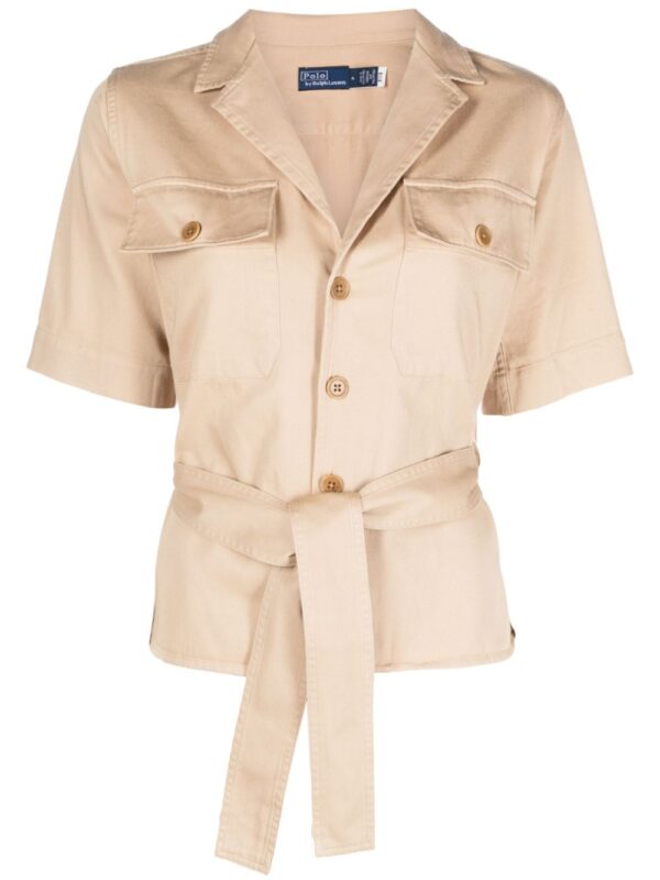 Polo Ralph Lauren  tied-waist cotton shirt