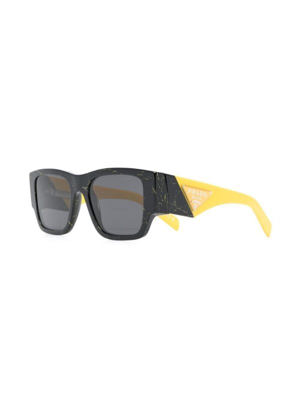 Prada Eyewear triangle-logo square-frame sunglasses - Image 2