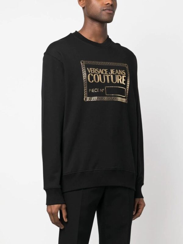 Versace Jeans Couture  logo-print crew neck sweatshirt - Image 2