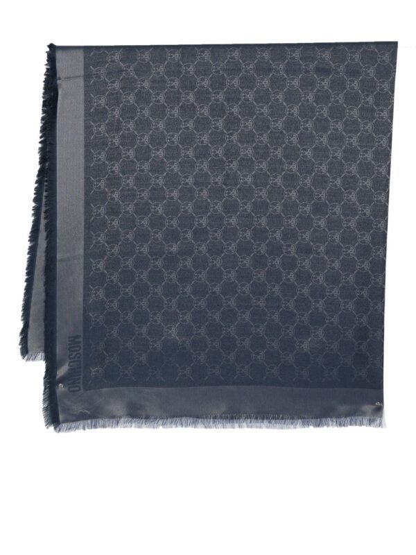 Moschino  logo-print square scarf